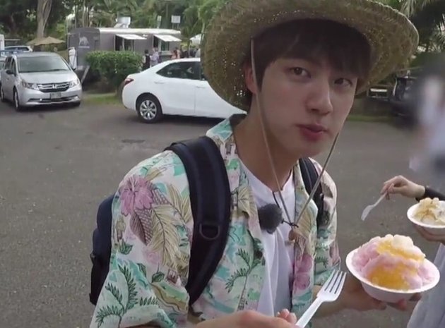 10 Portraits of Jin BTS Versus Boyfriend Material Foods, Making You Hungry - Feels Like Going on a Date