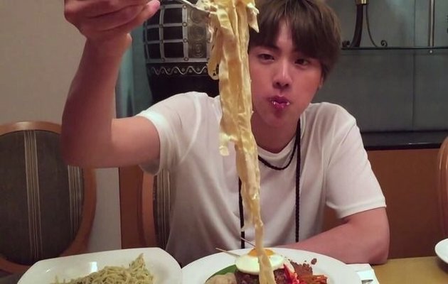 10 Portraits of Jin BTS Versus Boyfriend Material Foods, Making You Hungry - Feels Like Going on a Date