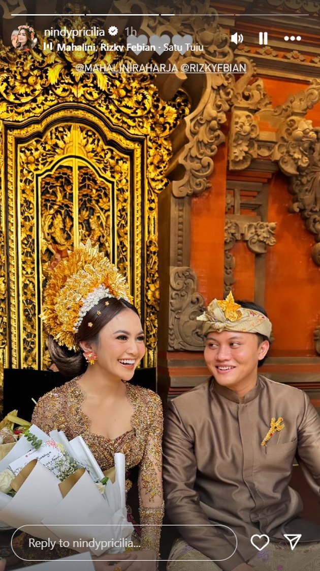 10 Potret Mahalini dan Rizky Febian Jalani Upacara Adat Mepamit di Bali