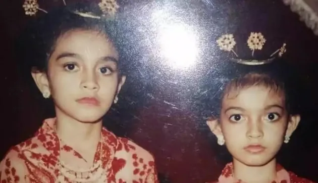 Foto Masa Kecil Istri Pejabat