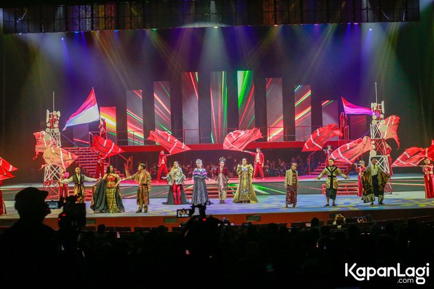 10 Portraits of Sabang Merauke Performance 'National Heroes', Performers Impress in Front of Media