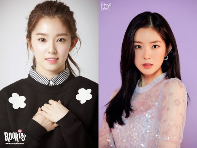 Penampilan Irene tidak terlalu berbeda jauh saat masih menjadi bagian dari SM Rookies hingga kini sukses bareng Red Velvet, tetap cantik bak dewi.