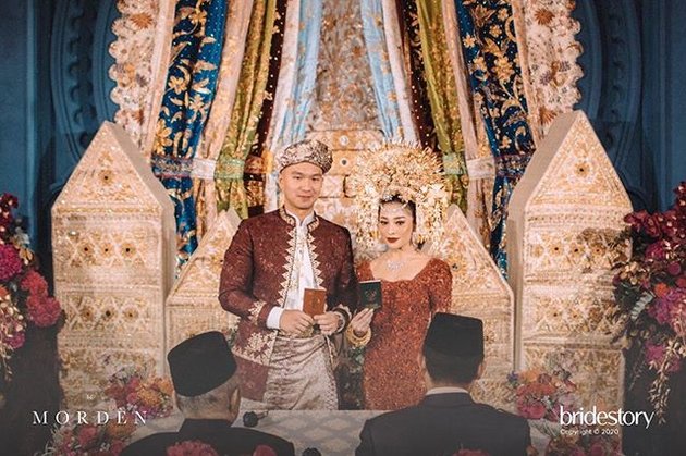 10 Portraits of Nikita Willy's Charm at the Wedding Ceremony, Beautiful in Minang Traditional Attire