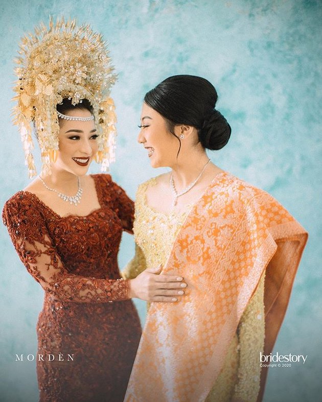 10 Portraits of Nikita Willy's Charm at the Wedding Ceremony, Beautiful in Minang Traditional Attire