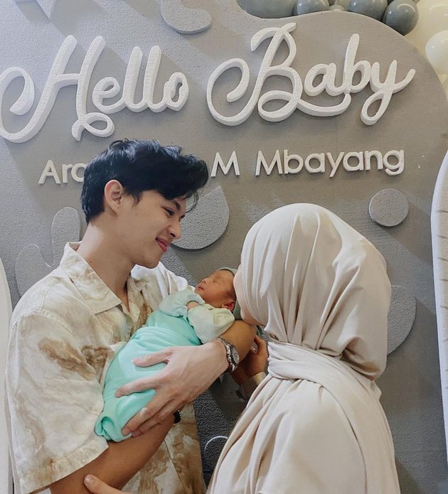 10 Portraits of Rey Mbayang and Dinda Hauw's Second Son who was Just Born, His Full Name Made People Curious - He Looks Handsome Like His Father