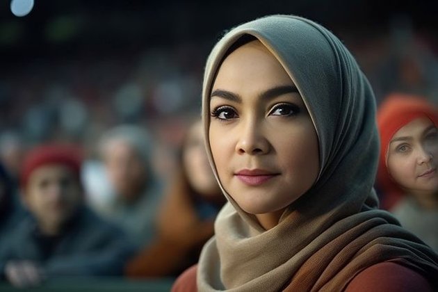 10 Photos of Rafathar as a Player in the Indonesian National Team Version AI, Watched by Messi - Netizens Fail to Focus on Cipung's Face: Who is Mama Gigi?