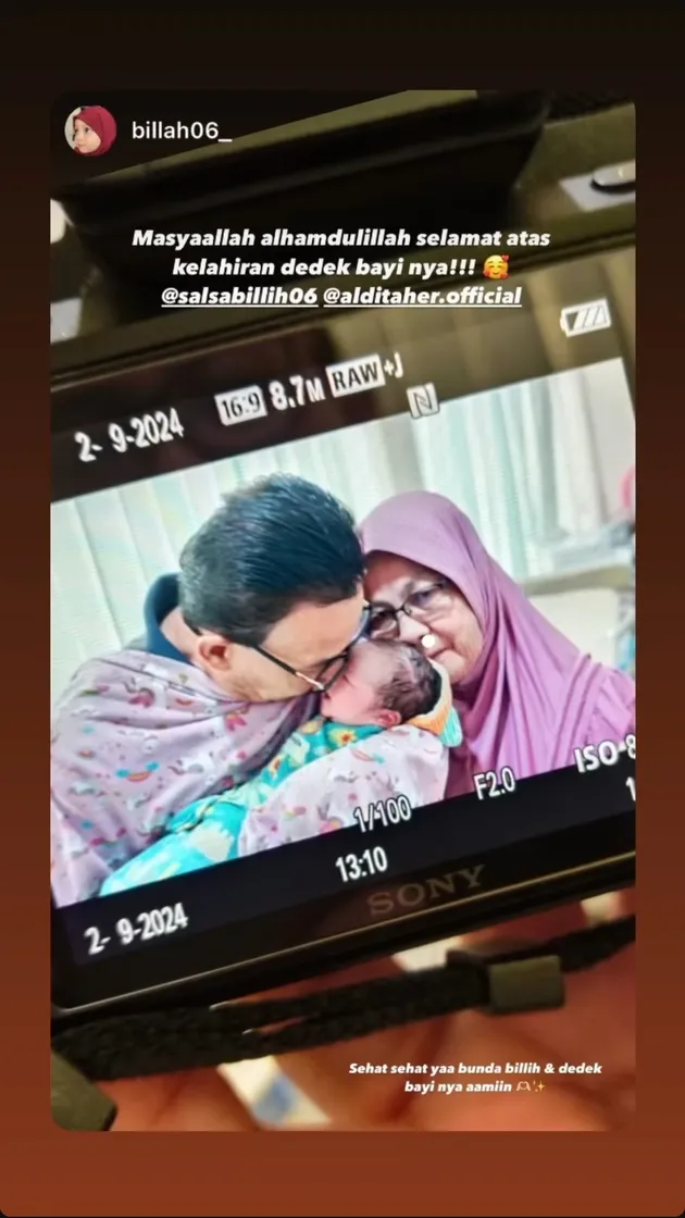 Salsabilih Istri Aldi Taher Melahirkan