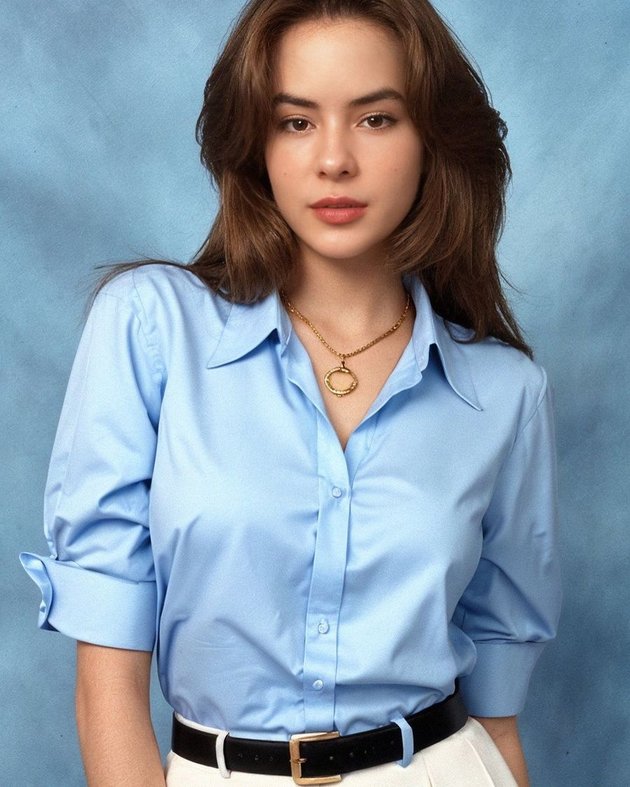 10 Potret Steffi Zamora in Year Book AI Version that Makes You Stunned! Beautiful Like a Dream College Student