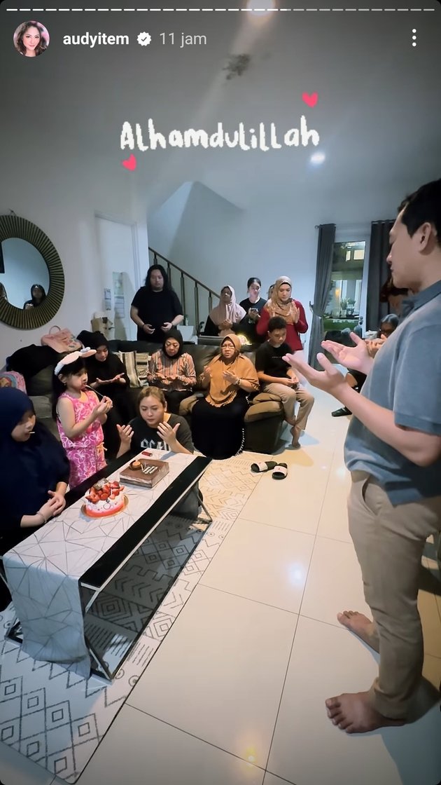 10 Portraits of Atreya's Birthday, Audy Item and Iko Uwais' Child, Celebrated Simply with Family - Getting More Beautiful Starting to Wear Hijab