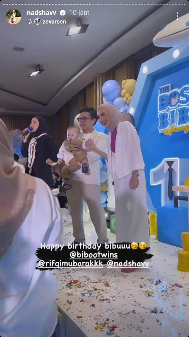 10 Pictures of Nadya Shavira's 1st Birthday with Bibu, who has Down Syndrome, Held Luxuriously and Festively - The Mother Cannot Hold Back Tears of Emotion