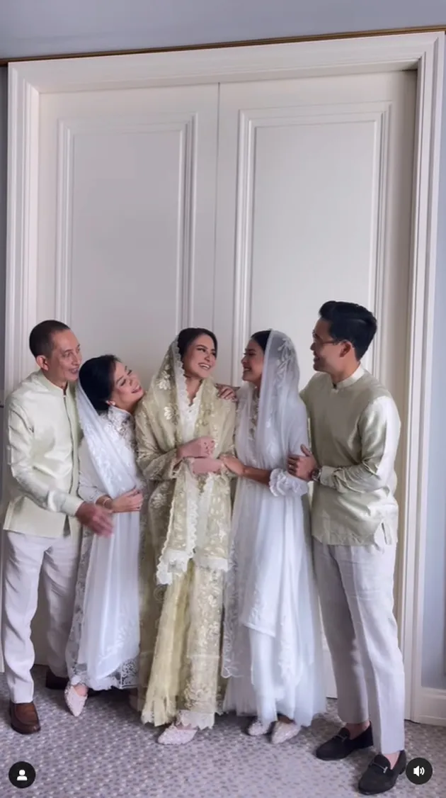 Maudy Ayunda di Pernikahan Adiknya