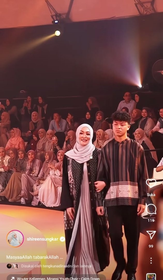 12 Portraits of Artists who Participated in Zaskia and Shireen Sungkar's Fashion Show Collection, Including Nagita Slavina and Aldi Taher - Paula Verhoeven Makes People Stunned