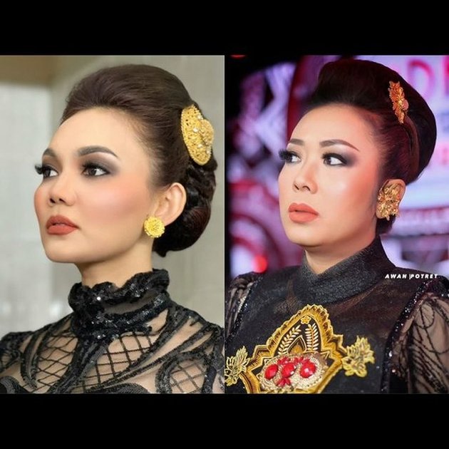12 Portraits of Rina Nose Impersonating Other Artists' Styles that are Totally Amazing, Resembling Soimah Complete with Her Bun - Not Much Different from Agnez Mo Making People Stunned