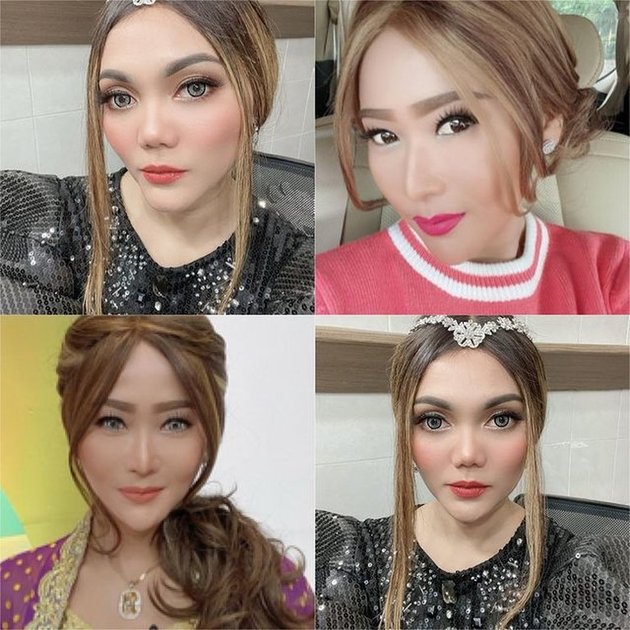12 Portraits of Rina Nose Impersonating Other Artists' Styles that are Totally Amazing, Resembling Soimah Complete with Her Bun - Not Much Different from Agnez Mo Making People Stunned