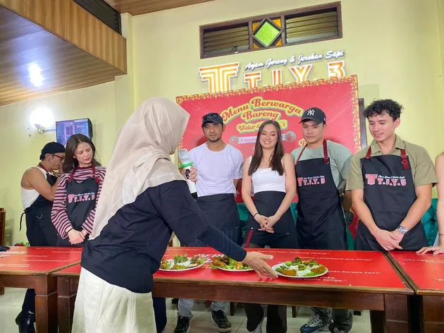 Potret challenge plating pemain Berwarga Bareng Vidio di JAFF20