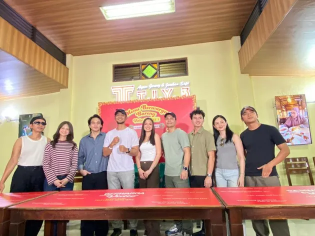 Potret kebersamaan PERTARUHAN THE SERIES 3 dan ALGOJO Berwarga Bareng Vidio di JAFF20