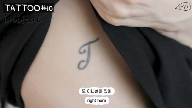 12 Han Ye Seul Tattoos, Initials of Ex-Boyfriend and Some Underneath the Chest