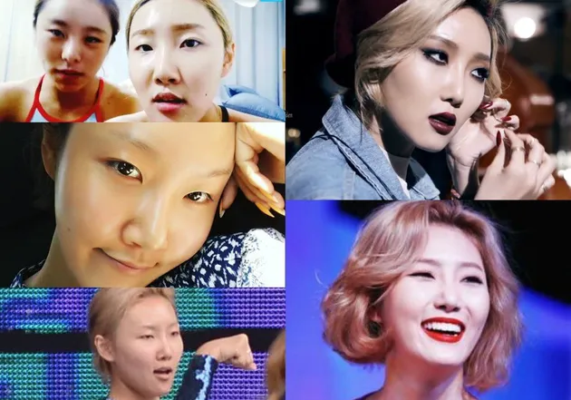 Idola K-Pop no make up