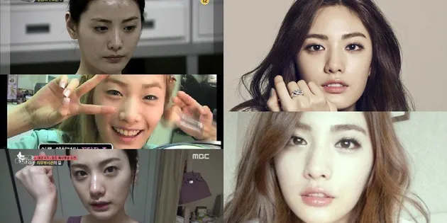Idola K-Pop no make up