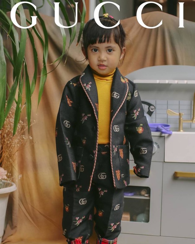 13 Portraits of Gucci Challenge by Celebrity Children, Cute Styles of Rayyanza and Ameena Make You Smile - Perfect as Child Models