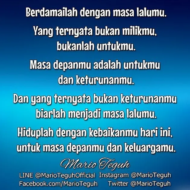 kata mutiara Mario Teguh salam super