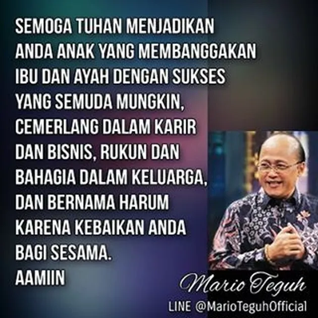 kata mutiara Mario Teguh salam super