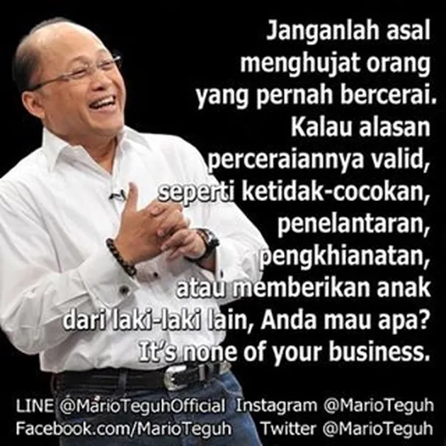 kata mutiara Mario Teguh salam super