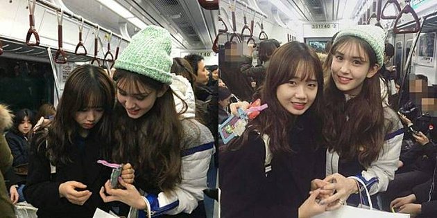 15 Korean Celebrities Caught Using Public Transportation, Going Makeup-Free and Willing to Be Pushed Around!