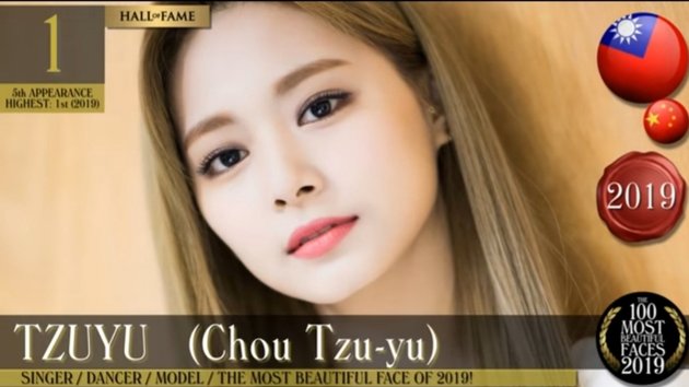 20 Beautiful K-Pop Idols Who Made it to Most Beautiful Faces 2019, Tzuyu TWICE Takes the Number One Spot!
