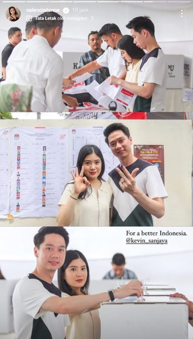 20 Portraits of Artists Voting at Polling Stations, Maia Estianty Not Accompanied by Her Husband - Yuni Shara Invites Her Two Children to Vote for the First Time