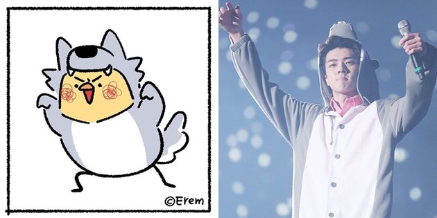 23 Sehun x Yalary Emoticons, Sehun EXO's Adorable Moments as a Chick