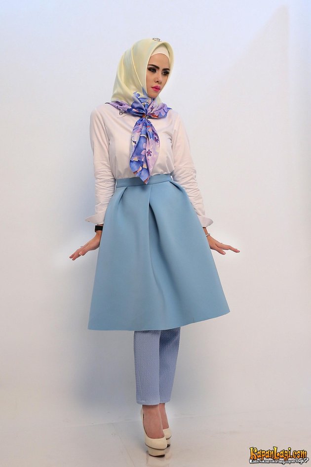 5 GAYA HIJAB PASTEL ANGEL LELGA WARNA LEMBUT BIKIN JATUH 