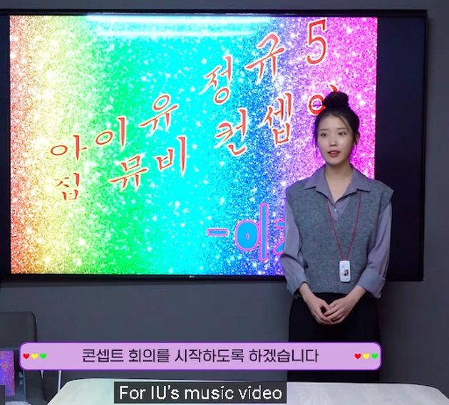 IU berperan sebagai pegawai bernama Lee Jidong yang mepresentasikan konsep buat MV terbaru IU, Lilac.