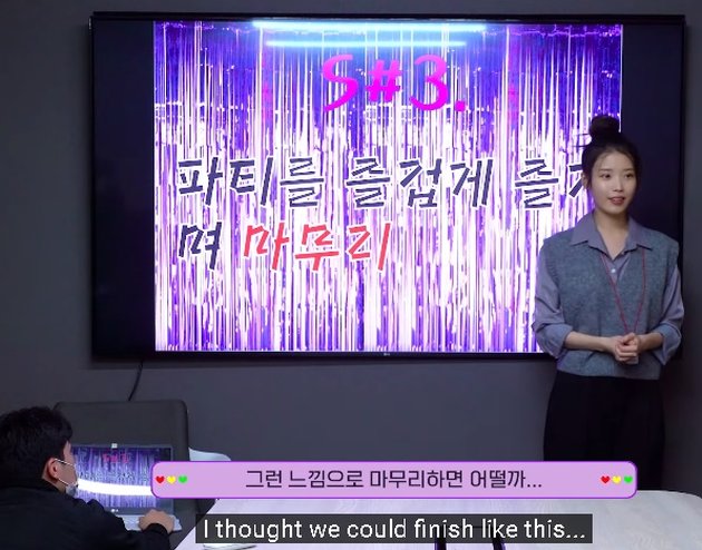 6 Photos of IU's Office Presentation, Her PowerPoint is Hilarious