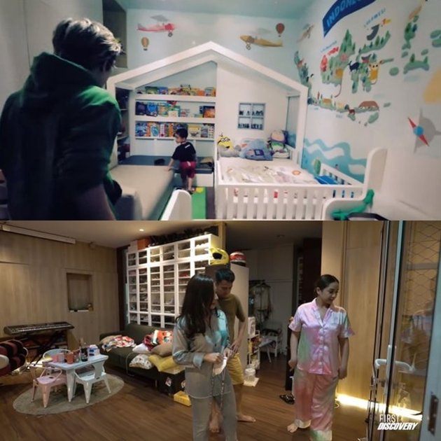 6 Spacious Bedroom Appearances of Rafathar, There is a Map of Indonesia - There is a Playroom and Many Toy Collections