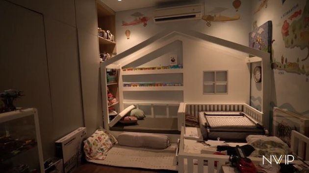 6 Spacious Bedroom Appearances of Rafathar, There is a Map of Indonesia - There is a Playroom and Many Toy Collections