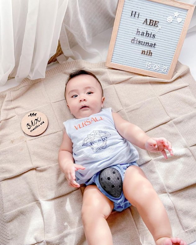 6 Portraits of Baby Abe, Momo Geisha's Son, Who is Now 6 Months Old, Just Circumcised - His Handsome Face Makes Netizens Focus on Him