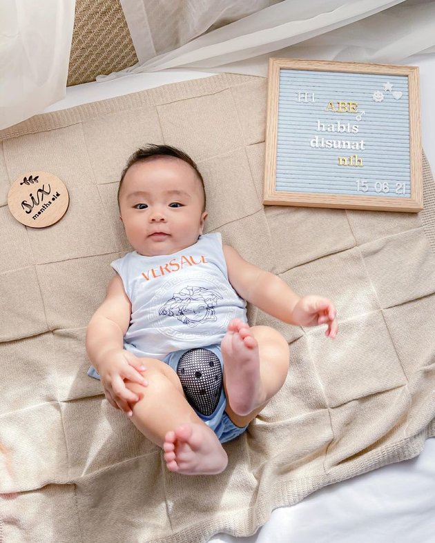 6 Portraits of Baby Abe, Momo Geisha's Son, Who is Now 6 Months Old, Just Circumcised - His Handsome Face Makes Netizens Focus on Him