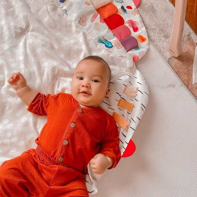 6 Pictures of Baby Ukkasya who is Getting Cuter and Chubbier, Not Even 5 Months Old Yet Already Mistaken for a 1-Year-Old - His Handsomeness Doesn't Decrease