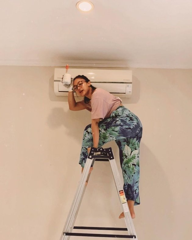 6 Portraits of Marion Jola Painting Her Own House, She Received a Sweet Birthday Surprise