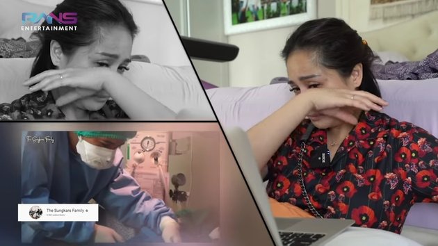 6 Portraits of Nagita Slavina Sobbing Uncontrollably Watching Zaskia Sungkar's Childbirth Process, Confused and Can't Stop - Even Hilarious