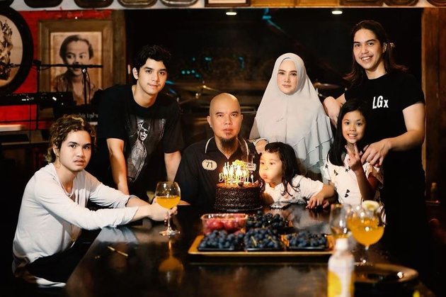 6 Portraits of Ahmad Dhani's 48th Birthday, the Solidarity of Al El and Dul as well as Mulan Jameela Becomes the Highlight