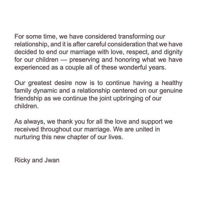 6 Years of Marriage and 4 Children Later, Ricky Martin Announces Divorce from His Husband
