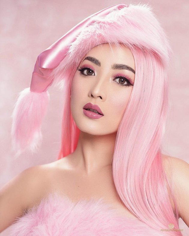7 Beautiful Photos of Natasha Wilona in a Pink-themed Photoshoot, Called a Living Barbie - Resembling Cotton Candy