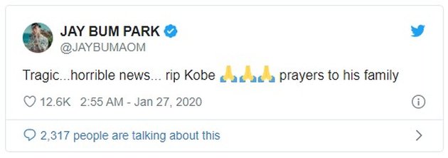 7 K-Pop Idols Also Mourn the Death of Kobe Bryant, Write Farewell Messages on Social Media
