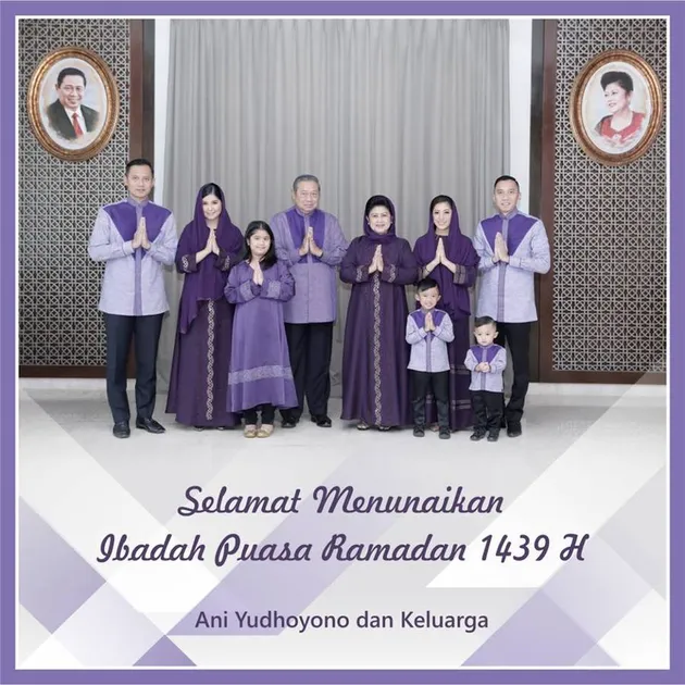 ramadan, lebaran, keluarga sby, sby, susilo bambang yudhoyono, ani yudhoyono