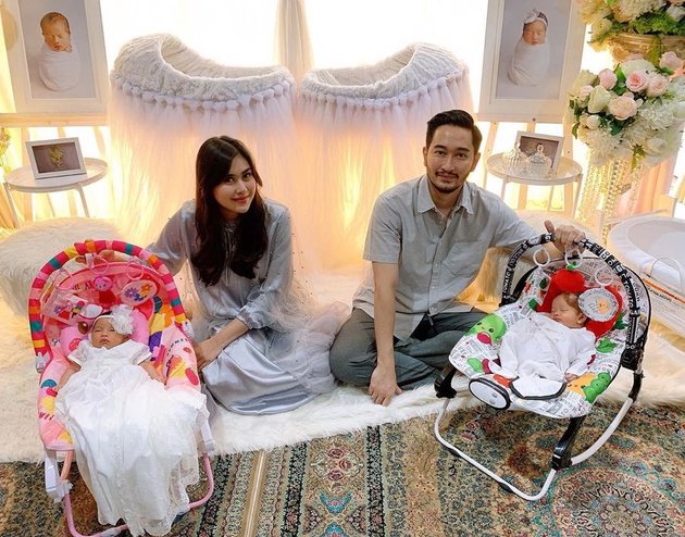 7 Portraits of Syahnaz Sadiqah's Child Aqiqah, Serene with White-themed Decoration