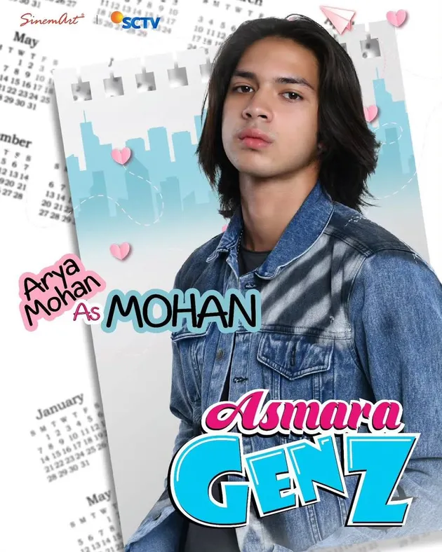 Arya Mohan, Asmara Gen Z, sinetron, peran