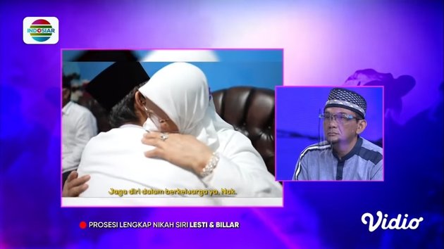 9 Portraits of Father Lesti Giving a Message to Rizky Billar While Hugging and Crying Touched in the April Secret Marriage: Don't Be Spoiled by Wealth and Luxury