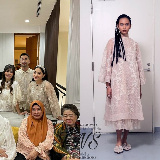 7 Portraits of Nagita Slavina's Detailed Appearance at Rayyanza's Aqiqah Event, Totaling Nearly Rp100 Million from Head to Toe - Netizens Shocked to Know the Price of Her Outfit